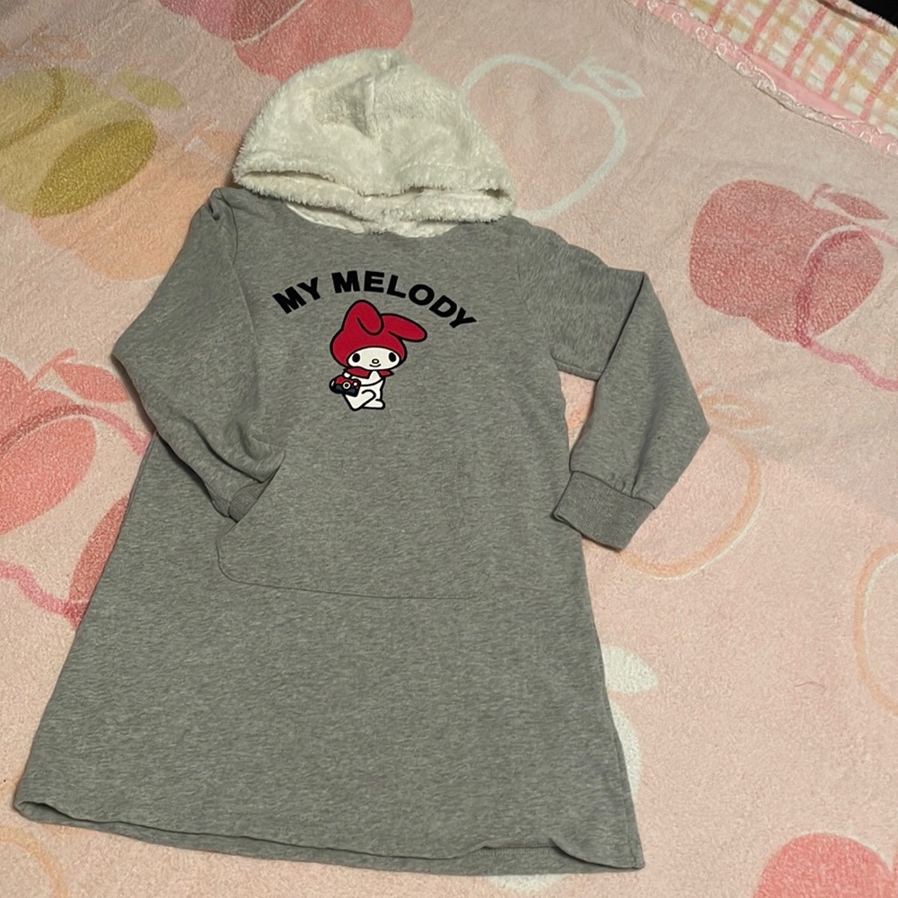 Girls Sanrio “My Melody” Dress with Hoodie